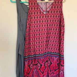2 Knit Lounge dresses Size 2X